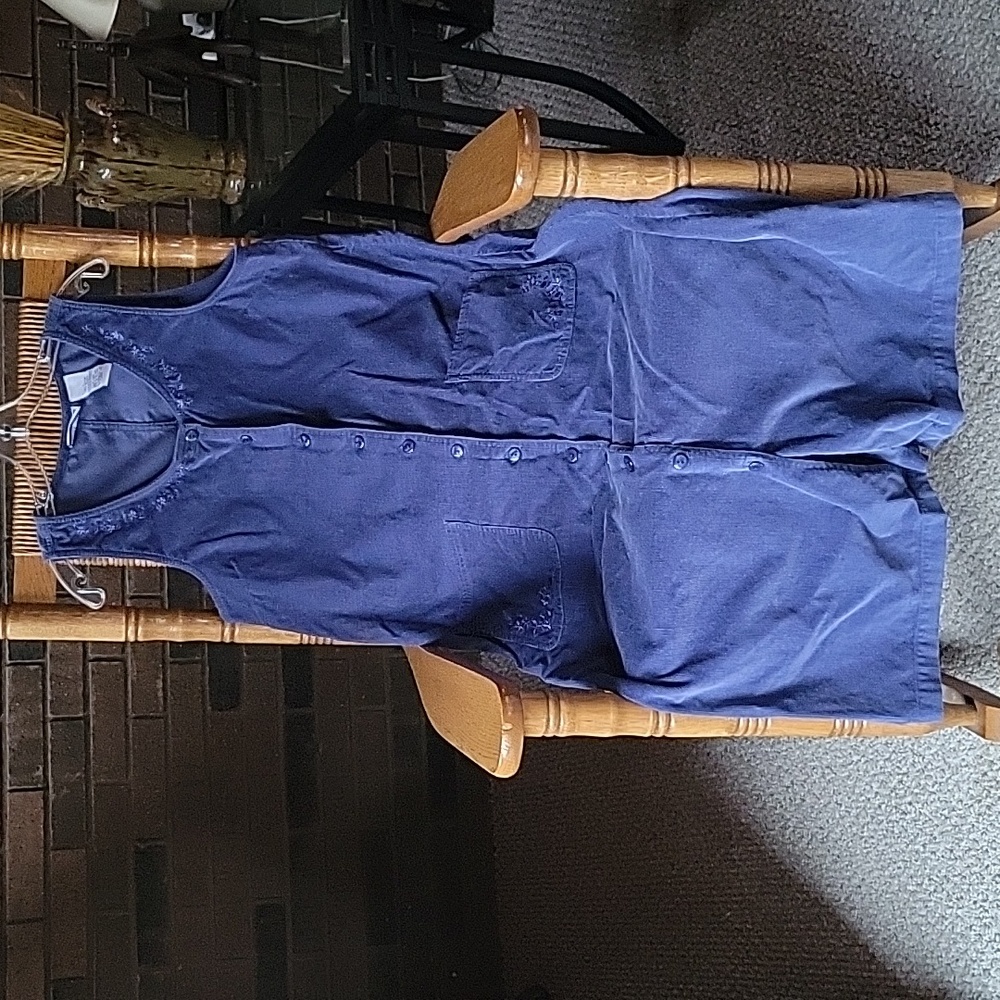 Erika & Co, purple, corduroy jumper/dress, size L